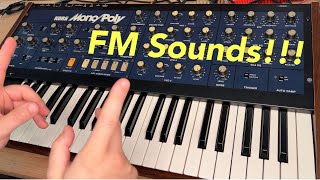 Synth hack: KORG MONO/POLY trick to get the LFO into audio rate