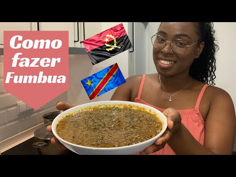 Comida Africana FUMBUA com Bagre fumado 🇦🇴🇨🇩