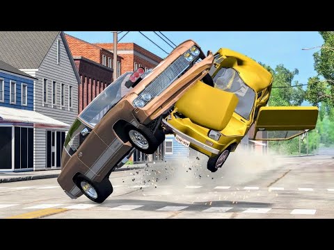 Top 5 Realistic Crashes Today #14 - BeamNG.Drive