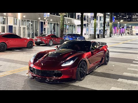2AM CITY DRIVE POV in my LOUD CAMMED CORVETTE