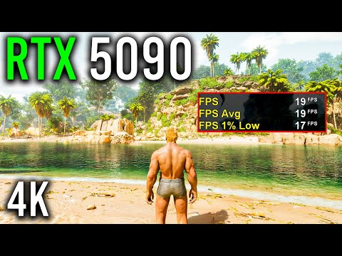 RTX 5090 gets DESTROYED in Ark Survival Ascended! - 4K Performance Test!