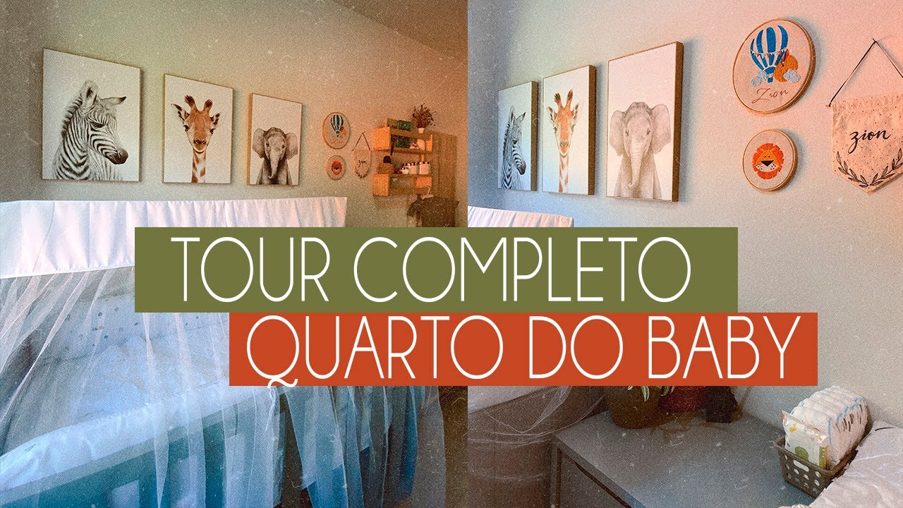 TOUR COMPLETO QUARTO DO BEBÊ + ESCRITÓRIO MARIDO - Por Jéssica Castro! ♥