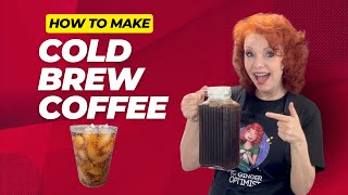 How to to Make Cold Brew Coffee #coldbrewcoffee #moneysaver #coffeelover