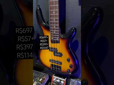 R$1,147 kit with bass, cable and box.