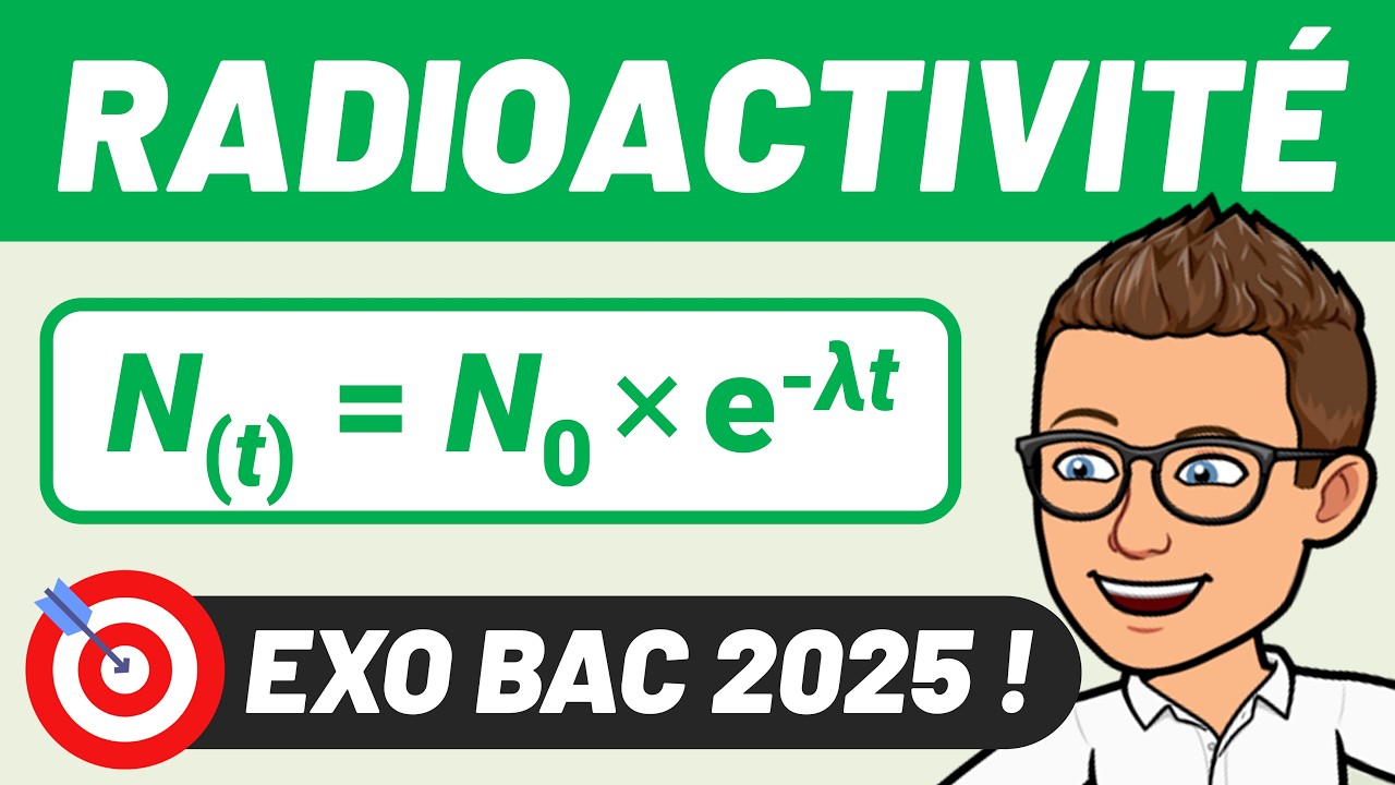 🔥 EXO BAC 2025 ✅ RADIOACTIVITÉ 💪 TRANSFORMATION NUCLÉAIRE 🎯 Terminale spécialité