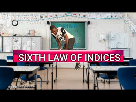 6th Law of Indices - Fraction Power Law