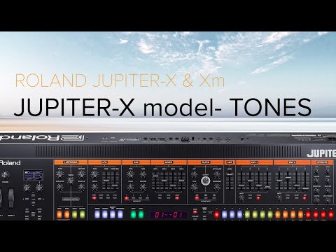 Roland Jupiter-X(m) - The New Tones in v3.0; a no-talking walkthrough