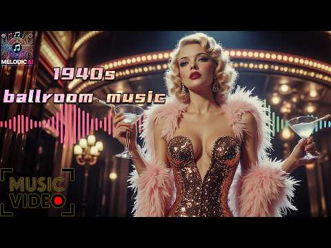 Retro 1940s ballroom music video AI Music Videos #jazz #swing #female #vocalist #lovesong