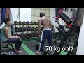 Back workout || 70 kg weight || deshi bodybuilder || it's pervez ||gym notification 2021