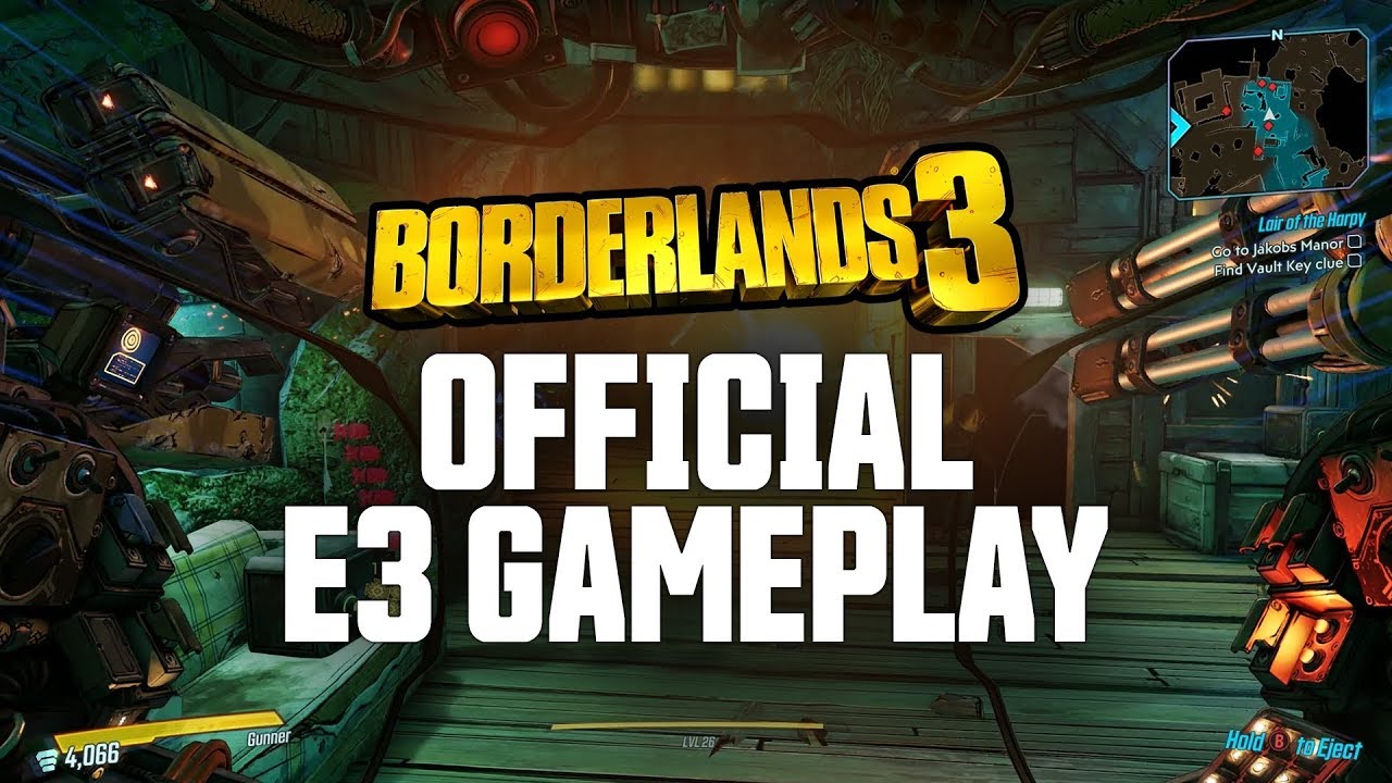 Borderlands 3 - Official E3 Gameplay Demo - YouTube
