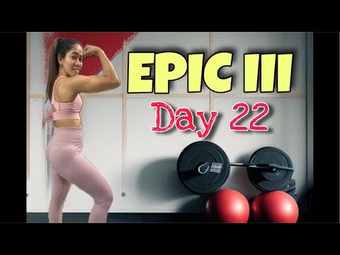 ENDURING UPPER BODY WORKOUT |EPIC III DAY 22