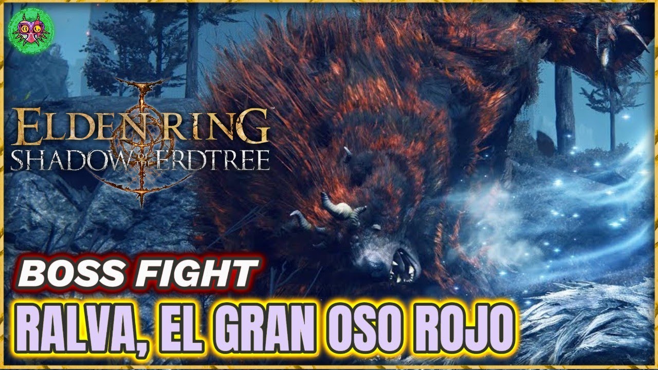 RALVA, EL GRAN OSO ROJO boss fight | Elden Ring: Shadow of the Erdtree