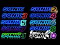 ALL SONIC MOVIES FROM Sonic 1 TO Sonic 10