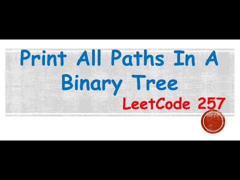 Leetcode 257 Binary Tree Paths Recursion Java