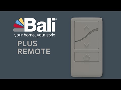 Bali Motorization | Programming a Plus (Three Buttons) Remote