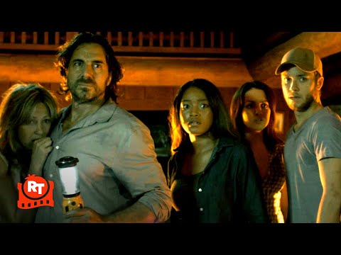 Animal (2014) - THIS IS SO TENSE! The Creature Stalks The Cabin Scene | Movieclips