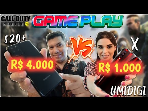 GAMEPLAY ESPECIAL | S20 Plus VS Umidigi X | Call of Duty Mobile | Free Fire