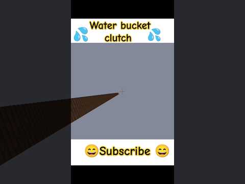 Insane Water Bucket Clutch in Minecraft - Top Gamer Trend!