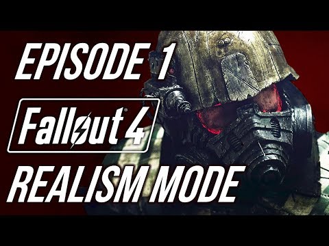 Entering the Wastes - Fallout 4 Realism Mode (Survival, Permadeath, No HUD, No VATS) - Episode 1