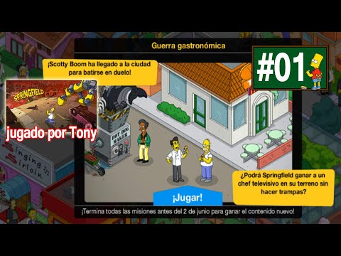 Los Simpson Springfield "Masterchof'21: Capítulo 1 - La Guerra Gastronómica" por Tony