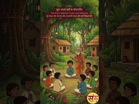 गुरूपदेशः | गुरु का उपदेश | Teachings of the Guru | Sanskrit Story - 133 | Sanskrit Kalp