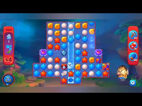 фишдом 2022  #  10816 уровень - прохождение без бустеров # Fishdom,   10816  level - no Boosters.