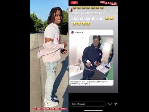 THF 46 Members make fun of 051 Lil Law after he was shot to death in their hood 😬🕊