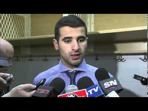 Nazem Kadri After Hat Trick - Feb/28/2013