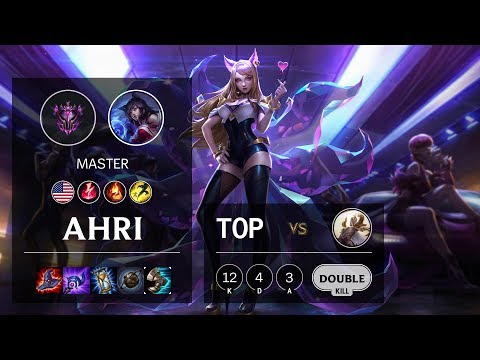 Ahri Top vs Kayle - NA Master Patch 10.8