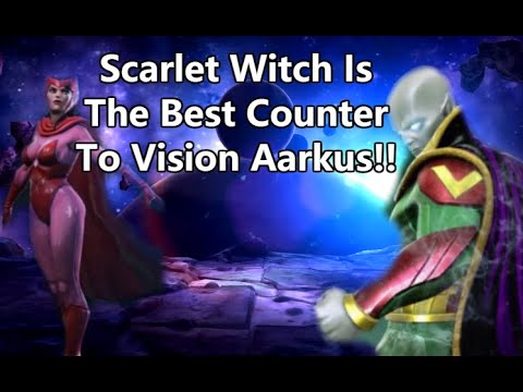 Did you know scarlet witch is immune to vision arrkus!?! | Marvel Contest Of Champions
