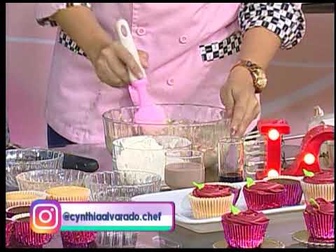 Aprenda a realizar cupcakes para San Valentín