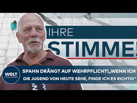 DAS SPALTET DEUTSCHLAND: Dienst und Freiheit? Angst vor Putin wächst - Spahn fordert Wehrpflicht!