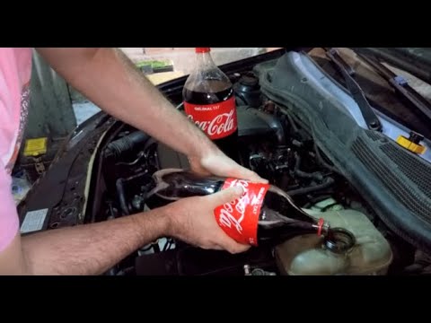 Motor Suyuna ANTİFİRİZ Yerine Coca Cola Döktük :D !! Sonuç HÜSRAN!! Radyatör PATLADI!! Yaparım Dedim