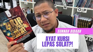 Download lagu Sunnah Bidaah Bacaan Ayatul Kursi Selepas Solat?! mp3 Download lagu Sunnah Bidaah Bacaan Ayatul Kursi Selepas Solat?! mp3