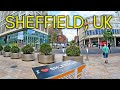 Sheffield City Centre Walk - United Kingdom 4K