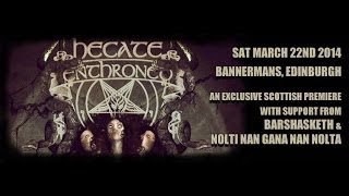 Hecate Enthroned - Live at the Bannermans, Edinburgh March 22, 2014 FULL SHOW