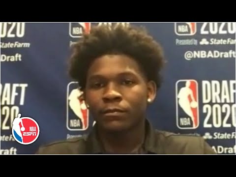 安東尼-愛德華茲2020年NBA選秀媒體日採訪｜NBA on ESPN (Anthony Edwards 2020 NBA Draft Media Day Interview | NBA on ESPN)