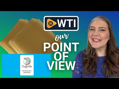 Craftables Gold Vinyl Sheets - WTI product video review
