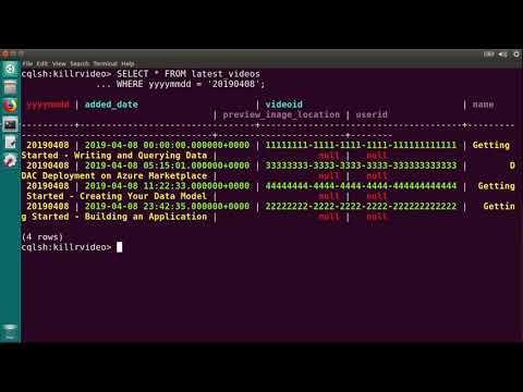 DataStax Distribution of Apache Cassandra™ on Microsoft Azure - Writing and Querying Data | DataStax