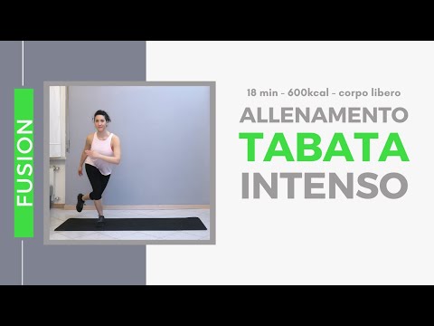 18min - Intense Tabata workout - 600kcal