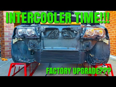 BMW E46 INTERCOOLER INSTALL!!!