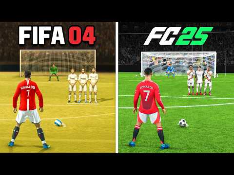 Scoring 1 Ronaldo Free Kick in Every FIFA