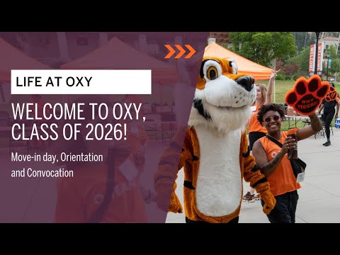 Move-In Day for the Occidental College Class of 2026!