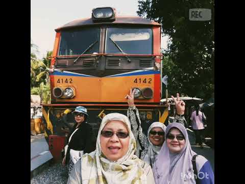 Viagem de girassol, dezembro de 2019, Bangkok Lopburi Kachanaburi Hua Hin pela SRT Railway.