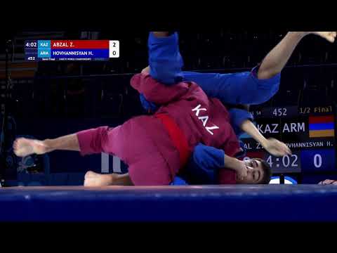 1/2 Men's GP Gi - 54 kg: Z. ABZAL (KAZ) v. H. HOVHANNISYAN (ARM)
