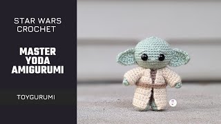 How to Crochet Master Yoda Amigurumi || How to Crochet Star Wars Master Yoda Amigurumi Pattern