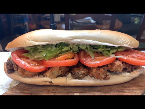 HOW TO MAKE THE BEST FRIED OYSTER PO-BOY | Julie's Kitchen