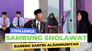 Download lagu CHALLENGE Santri Sambung Sholawat Apakah bisa ?? Nggak nyangka suaranya merdu || SANTRI ALJUMHURIYAH mp3