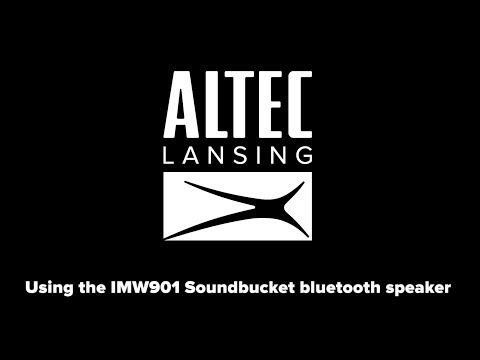 Using the IMW901 SoundBucket Bluetooth Party Speaker