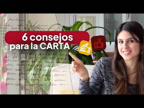 ¿Cómo escribir la carta? Examen de DELE